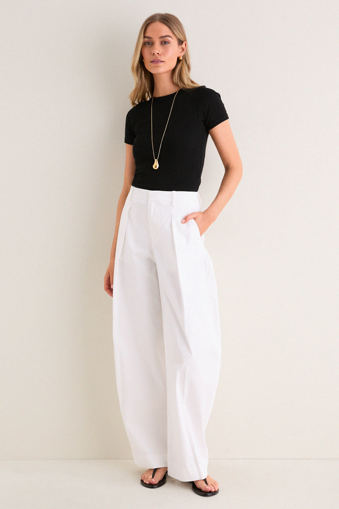 White Elias Pant
