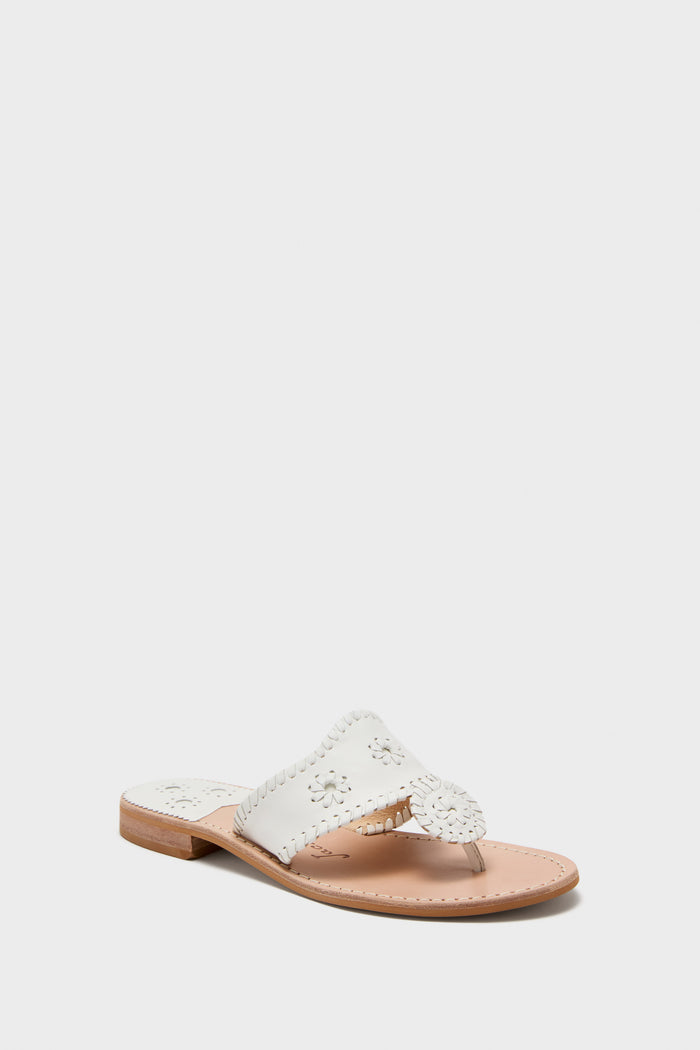 White Jacks Flat Sandals