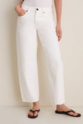 White Jamie Ankle Curve Jean