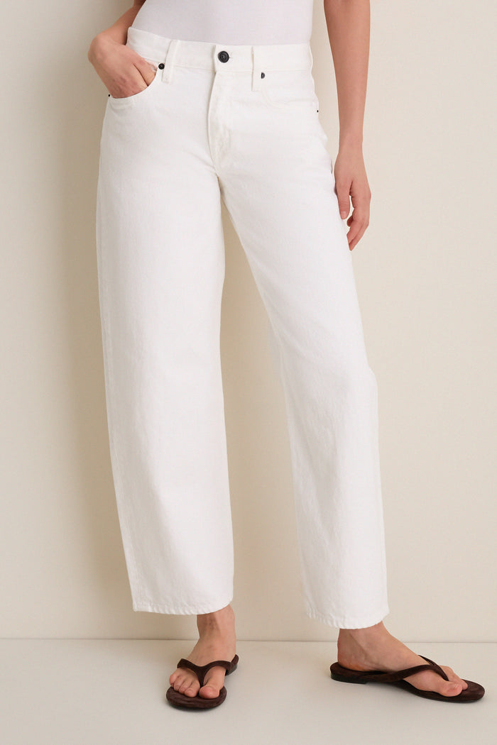 White Jamie Ankle Curve Jean