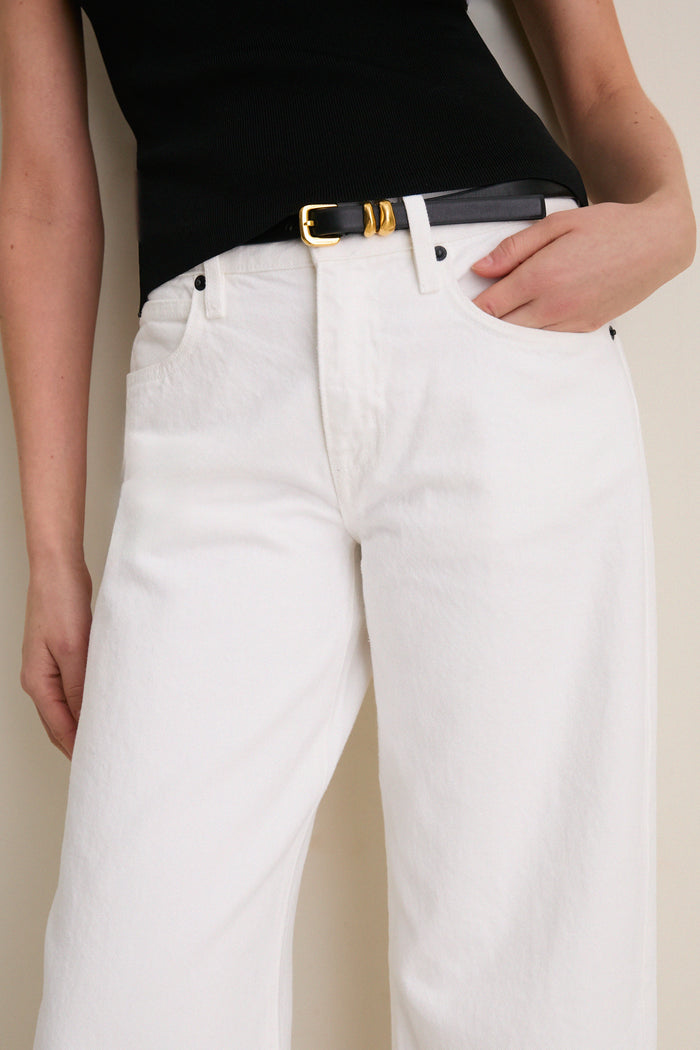White Jamie Ankle Curve Jean