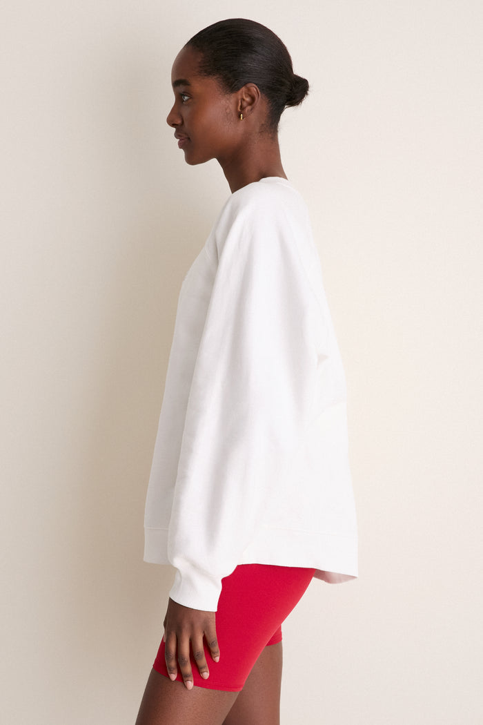 White Katarina Crewneck