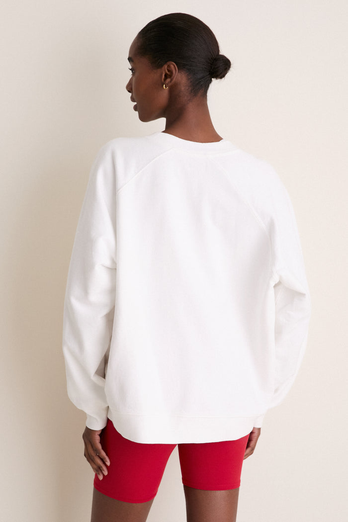 White Katarina Crewneck
