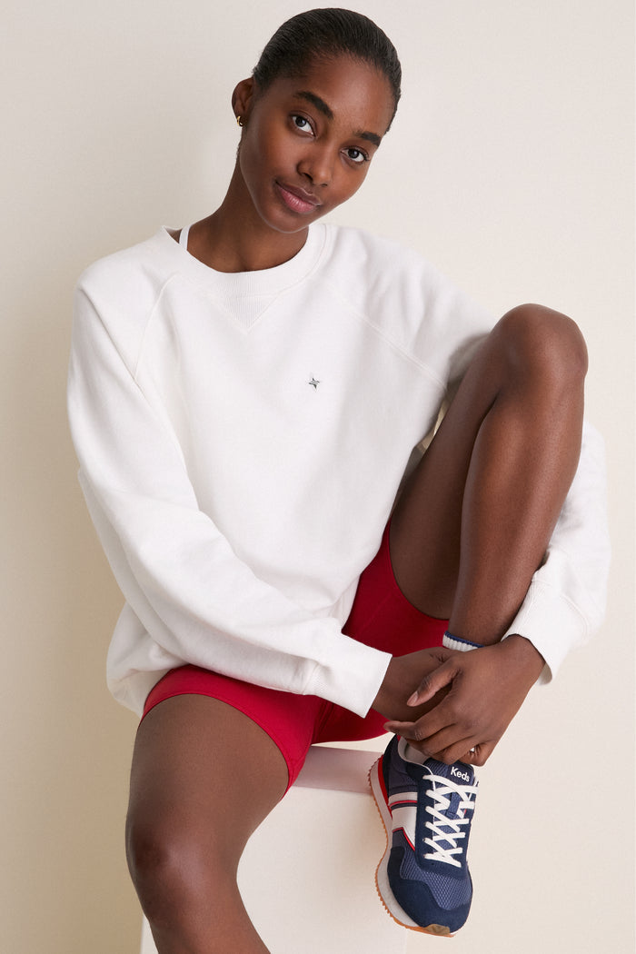 White Katarina Crewneck
