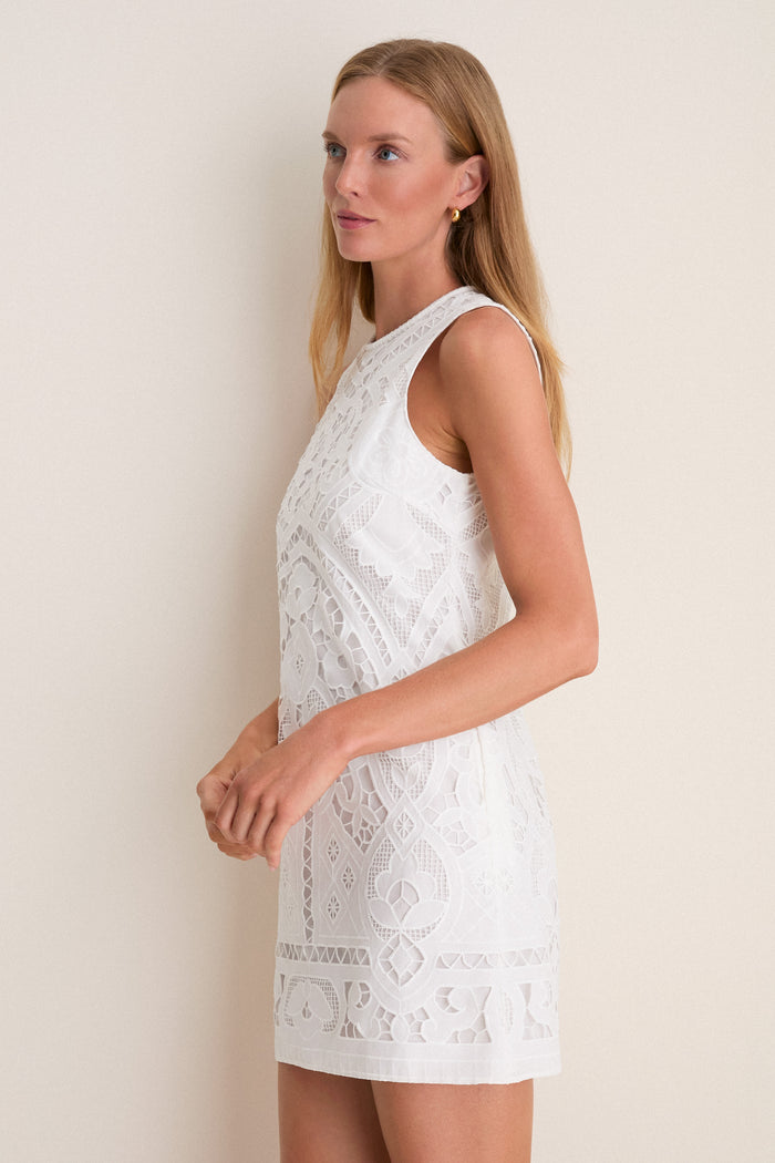 White Margie Mini Dress