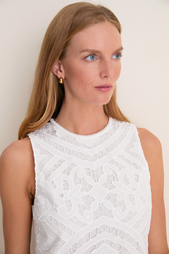 White Margie Mini Dress