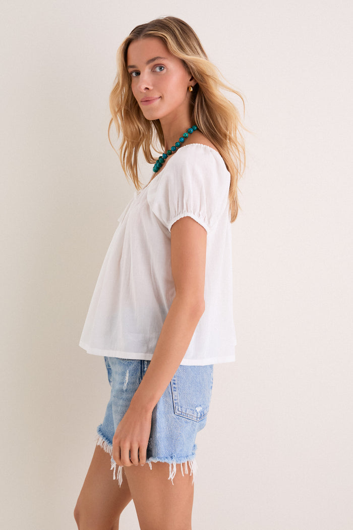 White Nettie Top
