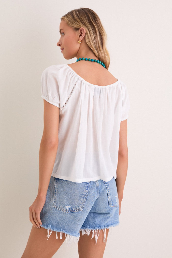 White Nettie Top