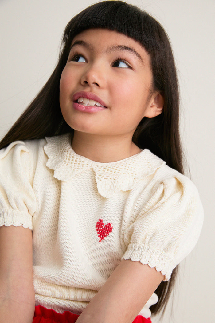 White Niko Sweater Top