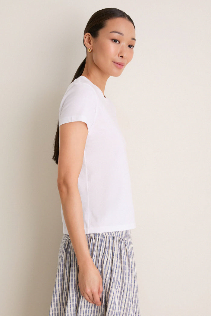 White Perry Slim Classic Tee
