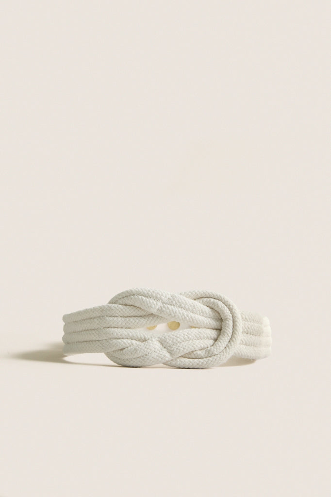 White Rope Belt
