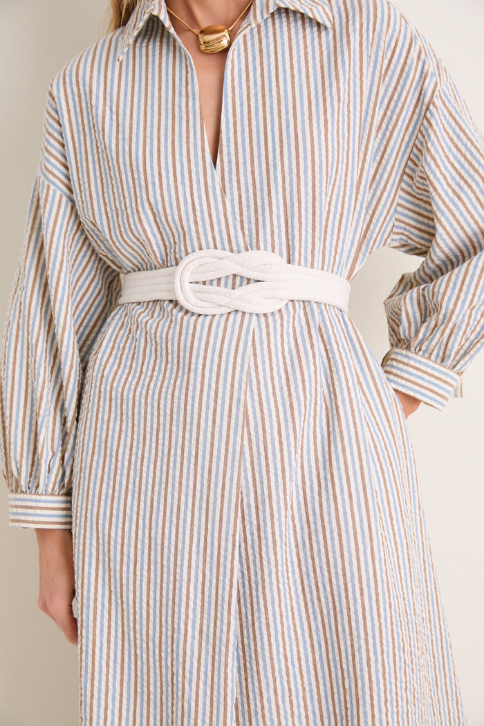 White Rope Belt