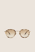 White Tortoise Prince Tate Sunglasses