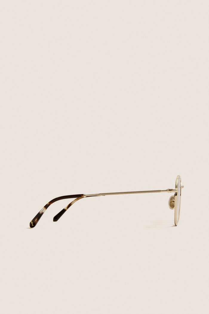 White Tortoise Prince Tate Sunglasses