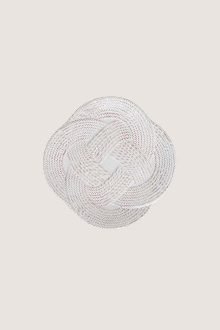 Whitewash Le Panier Mystic Knot Dessert-Salad Plate