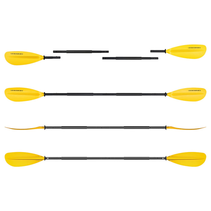 Wild Atlantic Surf Lightweight Kids Kayak Paddle - Yellow