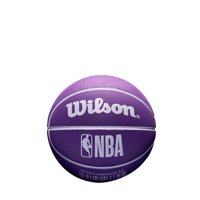 Wilson NBA Mini Dribbler La Lakers Purple