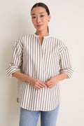 Wine Stripe Camden Tunic