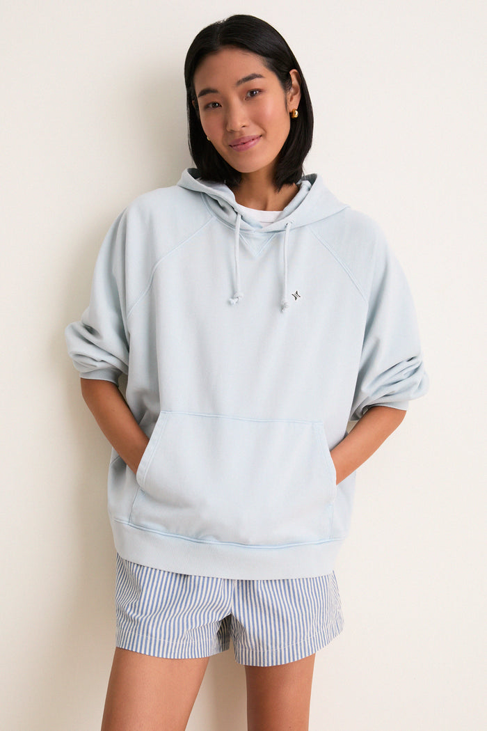 Women's Oversized Sky French Terry Surfside Hoodie
