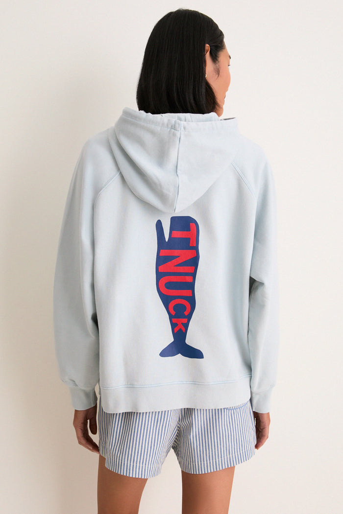 Women's Oversized Sky French Terry Surfside Hoodie
