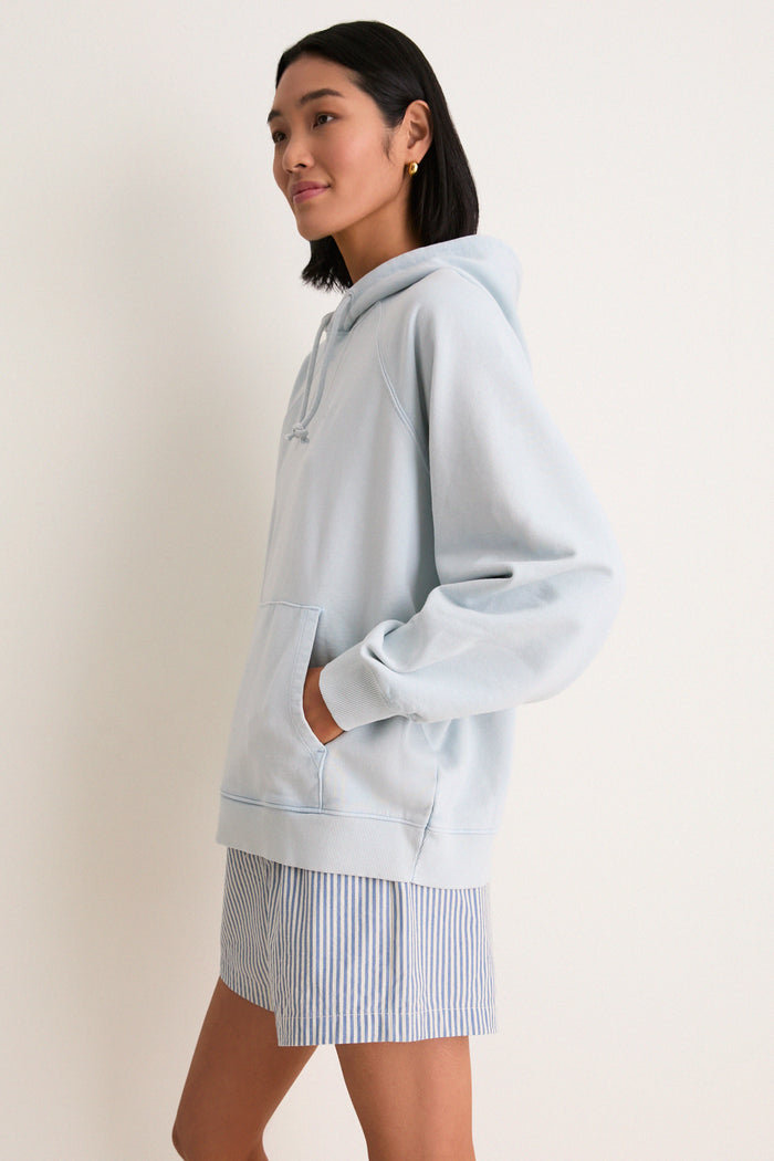 Women's Oversized Sky French Terry Surfside Hoodie