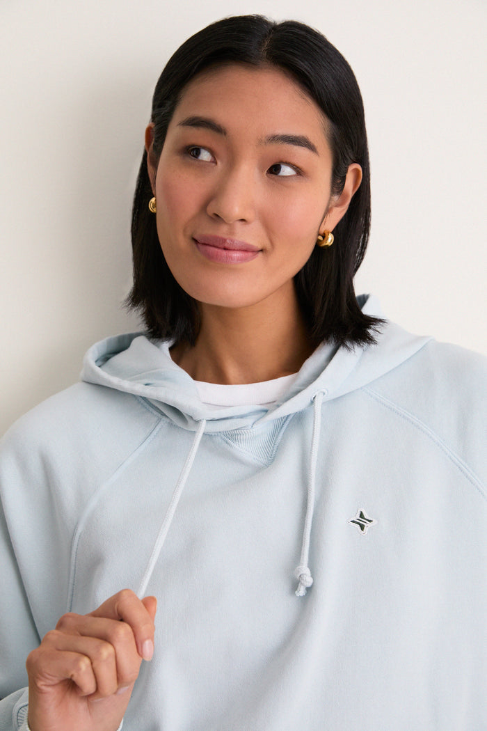 Women's Oversized Sky French Terry Surfside Hoodie