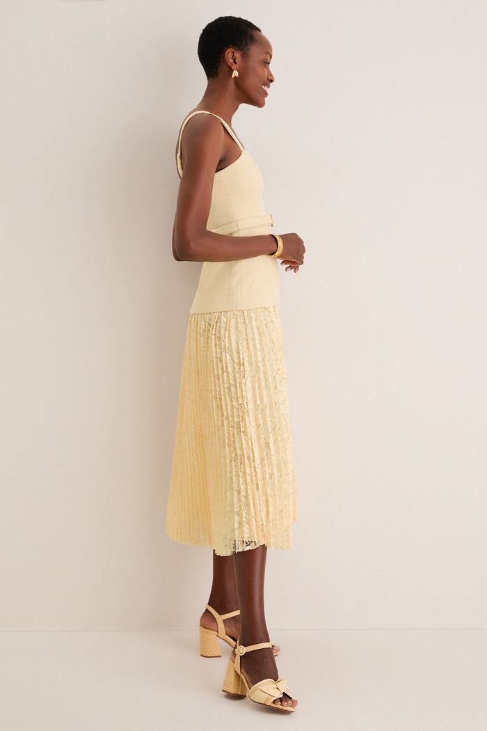 Yellow Caitlin Midi Dress