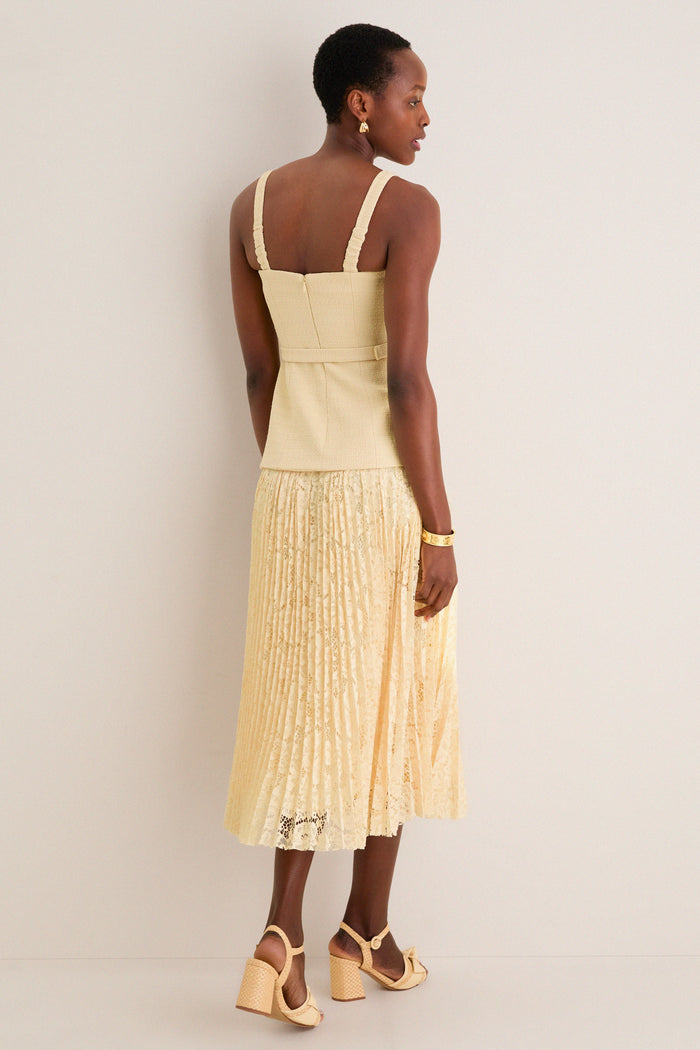 Yellow Caitlin Midi Dress