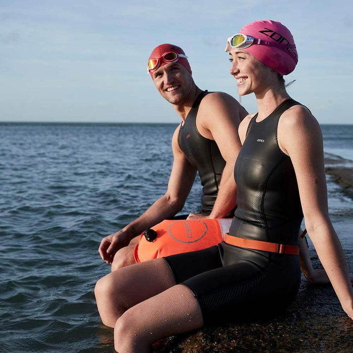 ZONE3 Silicone Swim Cap  Pink